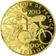 Frankreich 5 Euro Gold Münze - 100. Tour de France 2013 - © NumisCorner.com