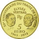Frankreich 5 Euro Gold Münze - Europa-Serie - 50. Jahrestag des Elysée-Vertrags 2013 - © NumisCorner.com
