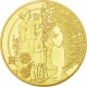 Frankreich 50 Euro Gold Münze - Männer und Frauen im Ersten Weltkrieg - Les Fraternisés 2015 - © NumisCorner.com