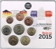 Frankreich Euro Münzen Kursmünzensatz - Sonder-KMS World Money Fair Berlin 2015 - © Zafira
