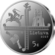 Litauen 5 Euro Silbermünze - Die Rolle der litauischen katholischen Kirche im unbewaffneten Widerstand 2023 - © Bank of Lithuania