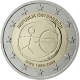 Österreich 2 Euro Münze - 10 Jahre Euro - WWU 2009 - © European Central Bank