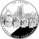Deutschland 10 Euro Silbermünze 50 Jahre Bundesland Saarland 2007 - Stempelglanz - © Zafira