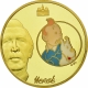Frankreich 50 Euro Gold Münze 100. Geburtstag von Hergé - Tintin - Tim und Struppi 2007 - © NumisCorner.com