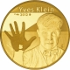Frankreich 50 Euro Gold Münze - Europastern - Die blaue Hand - Yves Klein 2012 - © NumisCorner.com