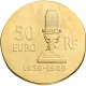 Frankreich 50 Euro Gold Münze - Französische Geschichte - Charles de Gaulle 2015 - © NumisCorner.com