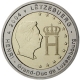 Luxemburg 2 Euro Münze - Monogramm und Portrait von Großherzog Henri 2004 - © European Central Bank