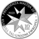 Malta 10 Euro Silber Münze - EU-Präsidentschaft 2017 - © Central Bank of Malta