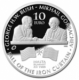Malta 10 Euro Silber Münze Fall des Eisernen Vorhangs - Bush-Gorbatschow Malta Gipfel 2015 - © Central Bank of Malta