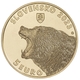 Slowakei 5 Euro Münze - Fauna und Flora in der Slowakei - Der Braunbär 2023 - © National Bank of Slovakia