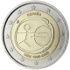 Spanien 2 Euro Münze - 10 Jahre Euro - WWU - EMU 2009 - © European Central Bank