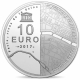 Frankreich 10 Euro Silber Münze - UNESCO Weltkulturerbe - Ufer der Seine - Die Nationalversammlung und der Place de la Concorde 2017 - © NumisCorner.com