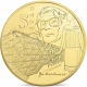 Frankreich 5 Euro Gold Münze - Europastern - Neuzeit - Yves Saint-Laurent 2016 - © NumisCorner.com