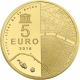 Frankreich 5 Euro Gold Münze - UNESCO Weltkulturerbe - Ufer der Seine - Orsay - Petit Palais 2016 - © NumisCorner.com