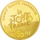 Frankreich 50 Euro Gold Münze 100 Jahre Tour de France - Radrennfahrer 2003 - © NumisCorner.com