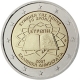 Griechenland 2 Euro Münze - Römische Verträge 2007 - © European Central Bank