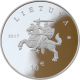 Litauen 10 Euro Silbermünze - Litauische Natur - Hund und Pferd 2017 - © Bank of Lithuania