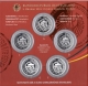 Deutschland Silber Gedenkmünzensatz 25 Jahre Deutsche Einheit 2015 - Polierte Platte PP - © Jomburg1968