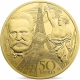 Frankreich 50 Euro Gold Münze - Europastern - Das Zeitalter von Eisen und Glas 2017 - © NumisCorner.com