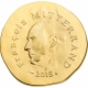 Frankreich 50 Euro Gold Münze - Französische Geschichte - François Mitterrand 2015 - © NumisCorner.com