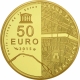 Frankreich 50 Euro Gold Münze - UNESCO Weltkulturerbe - Ufer der Seine - Invalides - Grand Palais 2015 - © NumisCorner.com