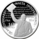 Malta 10 Euro Silber Münze 50. Jahrestag der Unabhängigkeit Maltas 2014 - © Central Bank of Malta