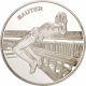 Frankreich 1 1/2 (1,50) Euro Silber Münze IX. Leichtathletik WM in Paris - Hochsprung 2003 - © NumisCorner.com