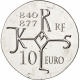 Frankreich 10 Euro Silber Münze - 1500 Jahre französische Geschichte - Karl der Kahle 2011 - © NumisCorner.com