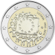Litauen 2 Euro Münze - 30 Jahre Europaflagge 2015 Coincard - © Bank of Lithuania