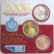 San Marino Euro Münzen Kursmünzensatz Mini-KMS 2006 - © Sonder-KMS