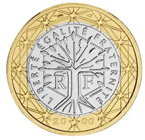 Frankreich 1 Euro Munze