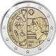 Belgien 2 Euro Münze - Für die Pflege während der Covid-Pandemie - Gesundheitswesen 2022 in Coincard - Niederländische Version - © Michail