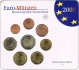 Deutschland Euro Münzen Kursmünzensatz 2002 J - Hamburg