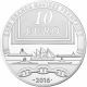 Frankreich 10 Euro Silber Münze - Französische Schiffe - Der Flugzeugträger Charles de Gaulle 2016 - © NumisCorner.com