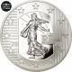 Frankreich 10 Euro Silbermünze - Säerin - 60 Jahre neuer Franc - General Charles de Gaulle 2020 - © NumisCorner.com
