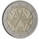 Frankreich 2 Euro Münze - Welt-Aids-Tag 2014 -  © European-Central-Bank