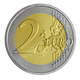 Griechenland 2 Euro Münze - 35 Jahre Erasmus-Programm 2022 im Blister - © Bank of Greece