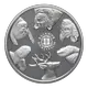 Griechenland 5 Euro Silbermünze - Gefährdete Fauna Griechenlands - Der Mönchsgeier - Aegypius monachus 2025 - © Bank of Greece