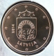 Lettland 2 Cent Münze 2014