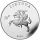 Litauen 20 Euro Silber Münze 25 Jahre Wiederherstellung der Unabhängigkeit 2015 - © Bank of Lithuania
