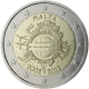 Malta 2 Euro Münze - 10 Jahre Euro-Bargeld 2012 -  © European-Central-Bank