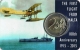 Malta 2 Euro Münze - 100 Jahre erster Flug von Malta 2015 - Coincard - © Zafira