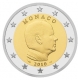Monaco 2 Euro Münze 2010 Polierte Platte PP - © Michail