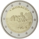 Monaco 2 Euro Münze - 800 Jahre Bau des ersten Schlosses auf dem Felsen von Monaco - 2015 Polierte Platte PP - © European Central Bank
