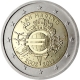 San Marino 2 Euro Münze - 10 Jahre Euro-Bargeld 2012 - © European Central Bank