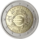 San Marino 2 Euro Münze - 10 Jahre Euro-Bargeld 2012 - © European Central Bank