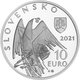 Slowakei 10 Euro Silbermünze - 100. Geburtstag von Alexander Dubček 2021 - © National Bank of Slovakia