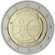 Slowakei 2 Euro Münze - 10 Jahre Euro - WWU - HMU 2009 -  © European-Central-Bank