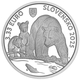 Slowakei 3 x 3,33 Euro Silbermünzen Set - Fauna und Flora in der Slowakei - Der Graue Wolf - Der Eurasische Luchs - Der Braunbär 2025 - © National Bank of Slovakia