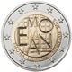 Slowenien 2 Euro Münze - 2000. Jahrestag der Gründung der römischen Siedlung Emona - Ljubljana 2015 Polierte Platte PP - © Banka Slovenije